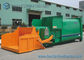 12m3 Tipping Bucket Mobile Refuse Compactor Station With 6x4 Hook Lift Garbage Truck