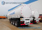 Trapezoid Mild Steel Q345 Tri-Axle Fuel Tanker Semi Trailer 50000 Liters